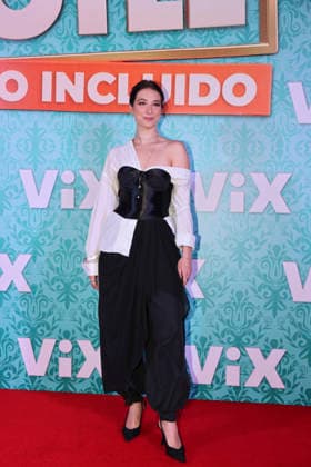 Hotel Todo Incluido Red Carpet Premiere Maria JosÃ De La Cruz attends the red carpet premiere of the ViX original TV series Hotel Todo Incluido at Antara Polanco on August 27, 2026 in Mexico City, Mexico. (Photo by Yamak Perea Eyepix Group) Copyright: xYamakxPerea xEyepixxGroupx YP_27082026_196502