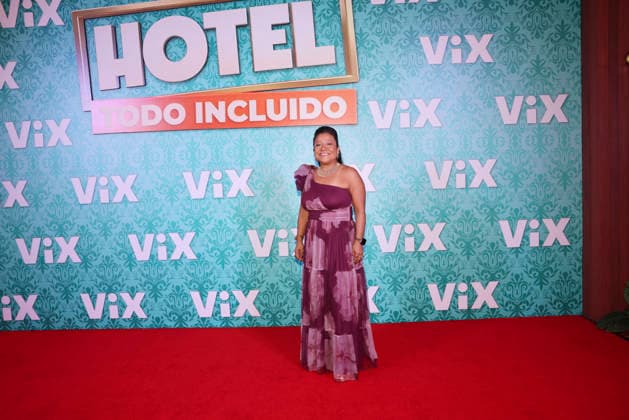 Hotel Todo Incluido Red Carpet Premiere Monica del Carmen attends the red carpet premiere of the ViX original TV series Hotel Todo Incluido at Antara Polanco on August 27, 2026 in Mexico City, Mexico. (Photo by Yamak Perea Eyepix Group) Copyright: xYamakxPerea xEyepixxGroupx YP_27082026_196542