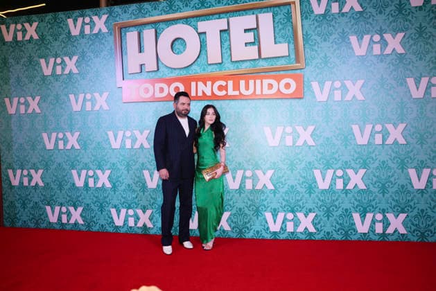 Hotel Todo Incluido Red Carpet Premiere Jose Eduardo Derbez and Paola Dalay attend the red carpet premiere of the ViX original TV series Hotel Todo Incluido at Antara Polanco on August 27, 2026 in Mexico City, Mexico. (Photo by Yamak Perea Eyepix Group) Copyright: xYamakxPerea xEyepixxGroupx YP_27082026_196583