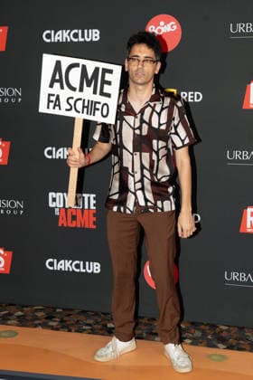 Valerio Lundini At Coyote Vs Acme Premiere - Rome Italian celebrity Valerio Lundini attends the red carpet premiere of the new film Coyote vs ACME in Rome, Italy on August 28, 2026. The film is based on Ian Frazier s 1990 New Yorker article of the same name, which in turn is based on the Wile E. Coyote character and the ACME Corporation from the Looney Tunes and Merrie Melodies cartoons. Photo by Andrea Bracaglia ABACAPRESS.COM Rome Italy Italy  Copyright: xBracagliaxAndrea ABACAx