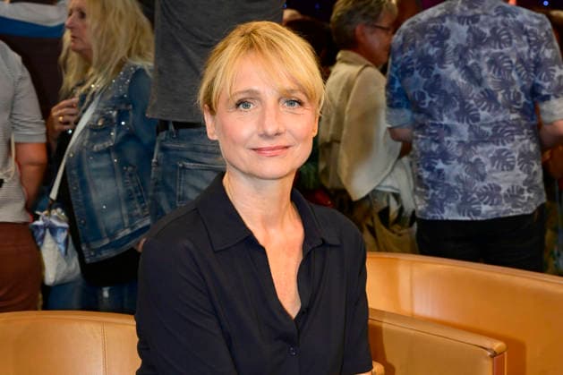 Christina Große bei der Aufzeichnung der MDR-Talkshow Riverboat im Studio 3 der Media City Leipzig. Leipzig, 28.08.2026