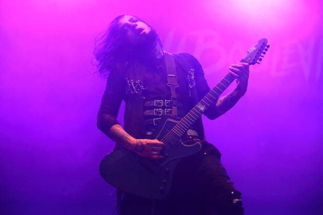 Vulture King von der Band Hell Boulevard als Support für Mono Inc. bei einem Open-Air-Konzert am Waschhaus in Potsdam, 28. August 2026. Hell Boulevard Konzert Potsdam