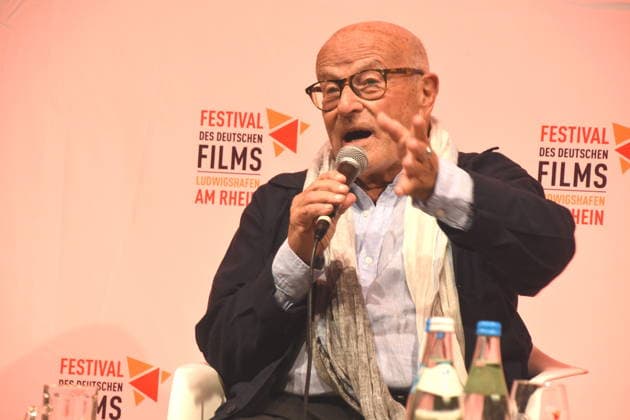 Filmgespraech Film Rückkehr nach Montauk . Volker Schlöndorff Filmvestival Ludwigshafen Ehrenpreistraeger Ludwigshafen 28.08.2026 am Rheinufer 22.Festival des Deutschen Films 2026 Foto Ludwigshafen