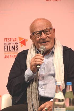 Filmgespraech Film Rückkehr nach Montauk . Volker Schlöndorff Filmvestival Ludwigshafen Ehrenpreistraeger Ludwigshafen 28.08.2026 am Rheinufer 22.Festival des Deutschen Films 2026 Foto Ludwigshafen