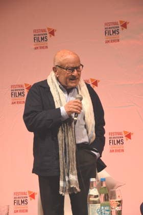Filmgespraech Film Rückkehr nach Montauk . Volker Schlöndorff Filmvestival Ludwigshafen Ehrenpreistraeger Ludwigshafen 28.08.2026 am Rheinufer 22.Festival des Deutschen Films 2026 Foto Ludwigshafen