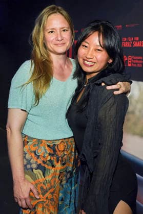 Julia Jentsch und Chen Emilie Yan bei der Premiere des Kinofilms Staatsschutz im Cinenova. Köln, 28.08.2026