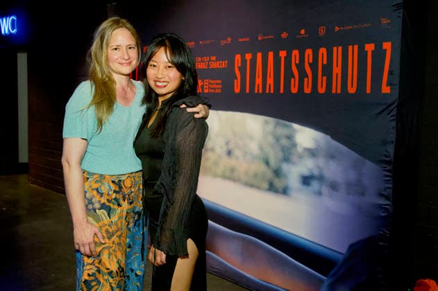 Julia Jentsch und Chen Emilie Yan bei der Premiere des Kinofilms Staatsschutz im Cinenova. Köln, 28.08.2026