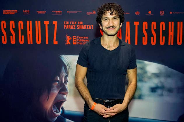 Faraz Shariat bei der Premiere des Kinofilms Staatsschutz im Cinenova. Köln, 28.08.2026