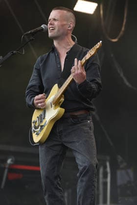 White Lies performs on stage at the Big Feastival Day 1 2026 held at the Alex James Farm Featuring: White Lies Where: Kingham, United Kingdom When: 28 Aug 2026 Credit: Alan West Cover Images EDITORIAL USE ONLY. NOT FOR USE BY NEWSPAPERS BASED IN THE UK. Copyright: xAlanxDxWestx coverimg55954504