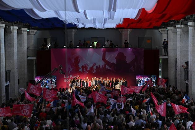 PS Summer Convention Closing Session - Blois The closing session of French Socialist Party (PS) summer convention in Blois, France on August 29, 2026. Photo by Eliot Blondet ABACAPRESS.COM Blois France  Copyright: xBlondetxEliot ABACAx