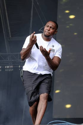 August 29, 2026, Southsea, Hampshire, United Kingdom: British rapper and MC Dylan Kwabena Mills, known professionally as Dizzee Rascal, performing live on stage at Victorious Festival. Southsea United Kingdom  - ZUMAs197 20260829_aaa_s197_085 Copyright: xDawnxFletcher-Parkx