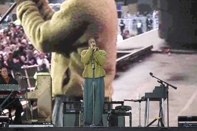 Performances at All Points East 2026 Day 5 held at the Victoria Park Featuring: Daniel Caesar Where: London, United Kingdom When: 29 Aug 2026 Credit: Alan West Cover Images EDITORIAL USE ONLY. NOT FOR USE BY NEWSPAPERS BASED IN THE UK. Copyright: xx coverimg55956221