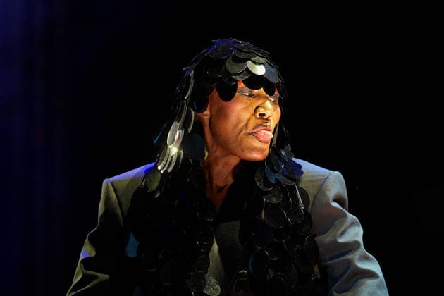MEO KALORAMA 2026 Grace Jones performing at Palco Sagres on first day of MEO Kalorama, at Parque da Bela Vista, in Lisbon, Portugal, this Friday 28. (Photo: Bruno de Carvalho Brazil Photo Press) Lisboa Parque da Bela Vista Lisboa Portugal Copyright: xBrunoxdexCarvalhox