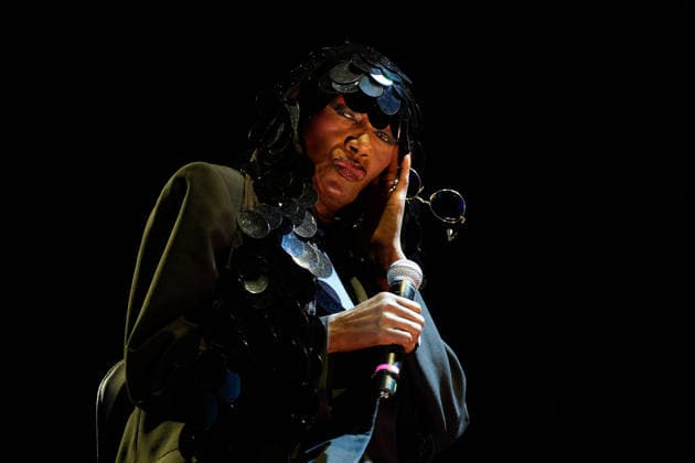 MEO KALORAMA 2026 Grace Jones performing at Palco Sagres on first day of MEO Kalorama, at Parque da Bela Vista, in Lisbon, Portugal, this Friday 28. (Photo: Bruno de Carvalho Brazil Photo Press) Lisboa Parque da Bela Vista Lisboa Portugal Copyright: xBrunoxdexCarvalhox