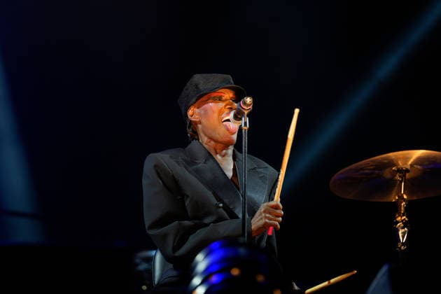 MEO KALORAMA 2026 Grace Jones performing at Palco Sagres on first day of MEO Kalorama, at Parque da Bela Vista, in Lisbon, Portugal, this Friday 28. (Photo: Bruno de Carvalho Brazil Photo Press) Lisboa Parque da Bela Vista Lisboa Portugal Copyright: xBrunoxdexCarvalhox