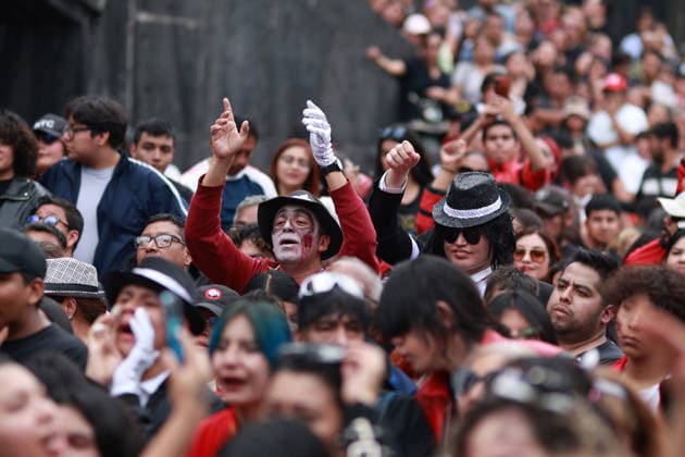 ?Massive Michael Jackson Thriller Dance Tribute MEXICO CITY, MEXICO - AUGUST 29: Fans of Michael Jackson take part in a massive Thriller dance tribute, at the Monument to the Revolution, in Mexico City, Mexico on August 29, 2026. ?Hundreds of fans gathered dressed as the legendary American singer, known as the King of Pop, to perform the iconic choreography and celebrate what would have been his 68th birthday. Daniel Cardenas Anadolu Mexico City Mexico. Editorial use only. Please get in touch for any other usage.  Copyright: x2026xAnadoluxDanielxCardenasx