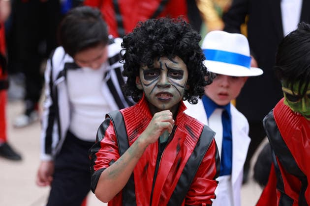 ?Massive Michael Jackson Thriller Dance Tribute MEXICO CITY, MEXICO - AUGUST 29: A fan of Michael Jackson takes part in a massive Thriller dance tribute, at the Monument to the Revolution, in Mexico City, Mexico on August 29, 2026. ?Hundreds of fans gathered dressed as the legendary American singer, known as the King of Pop, to perform the iconic choreography and celebrate what would have been his 68th birthday. Daniel Cardenas Anadolu Mexico City Mexico. Editorial use only. Please get in touch for any other usage.  Copyright: x2026xAnadoluxDanielxCardenasx