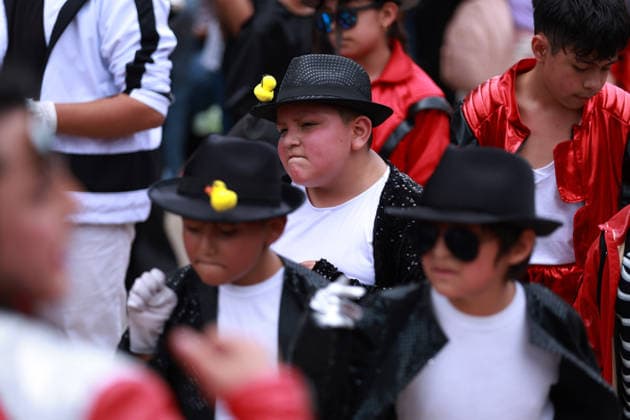 ?Massive Michael Jackson Thriller Dance Tribute MEXICO CITY, MEXICO - AUGUST 29: Fans of Michael Jackson take part in a massive Thriller dance tribute, at the Monument to the Revolution, in Mexico City, Mexico on August 29, 2026. ?Hundreds of fans gathered dressed as the legendary American singer, known as the King of Pop, to perform the iconic choreography and celebrate what would have been his 68th birthday. Daniel Cardenas Anadolu Mexico City Mexico. Editorial use only. Please get in touch for any other usage.  Copyright: x2026xAnadoluxDanielxCardenasx