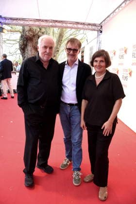 Film Block 10 . Dr. Michael Goetz Festivalintendant Marcus O. Rosenmüller Regisseur Daniela Goetz Festivalintendantin Ludwigshafen 29.08.2026 am Rheinufer 22.Festival des Deutschen Films 2026 Foto Ludwigshafen