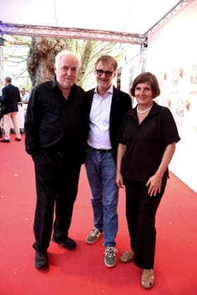 Film Block 10 . Dr. Michael Goetz Festivalintendant Marcus O. Rosenmüller Regisseur Daniela Goetz Festivalintendantin Ludwigshafen 29.08.2026 am Rheinufer 22.Festival des Deutschen Films 2026 Foto Ludwigshafen