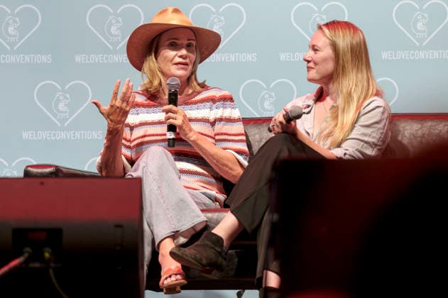 Laurie Holden und Emma Bell auf der German Walker Con 2026 in der Turbinenhalle. Oberhausen, 29.08.2026