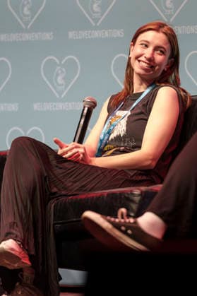 Katelyn Nacon auf der German Walker Con 2026 in der Turbinenhalle. Oberhausen, 29.08.2026