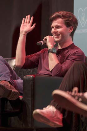 Chandler Riggs auf der German Walker Con 2026 in der Turbinenhalle. Oberhausen, 29.08.2026