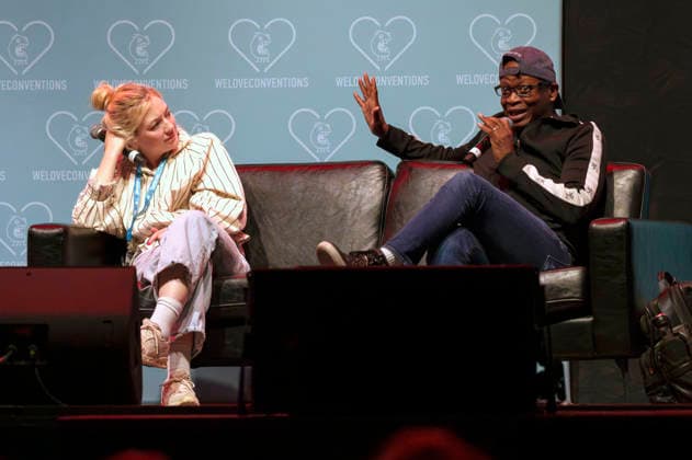 Emily Kinney und Lawrence Gilliard Jr. auf der German Walker Con 2026 in der Turbinenhalle. Oberhausen, 29.08.2026