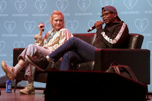 Emily Kinney und Lawrence Gilliard Jr. auf der German Walker Con 2026 in der Turbinenhalle. Oberhausen, 29.08.2026