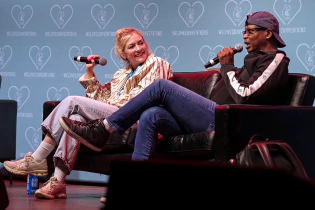 Emily Kinney und Lawrence Gilliard Jr. auf der German Walker Con 2026 in der Turbinenhalle. Oberhausen, 29.08.2026