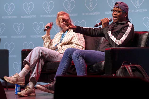 Emily Kinney und Lawrence Gilliard Jr. auf der German Walker Con 2026 in der Turbinenhalle. Oberhausen, 29.08.2026