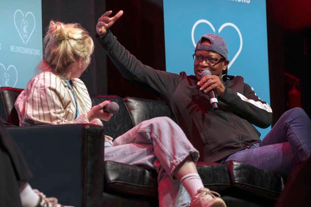 Emily Kinney und Lawrence Gilliard Jr. auf der German Walker Con 2026 in der Turbinenhalle. Oberhausen, 29.08.2026