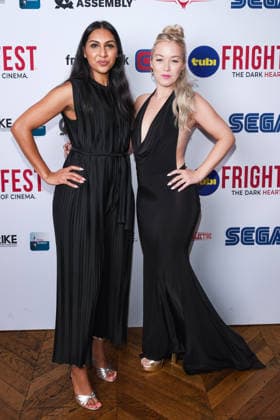 London Preview Of Synthesized on Saturday 29 August 2026 Kiran Landa, Hannah Traylen attends the media wall for the London Preview Of Synthesized during Tubi Frightfest 2026 on Saturday 29 August 2026 at Odeon Luxe Leicester Square, London. ., Credit:Julie Edwards Avalon  Copyright: xJuliexEdwardsx xAvalonx 1129258052