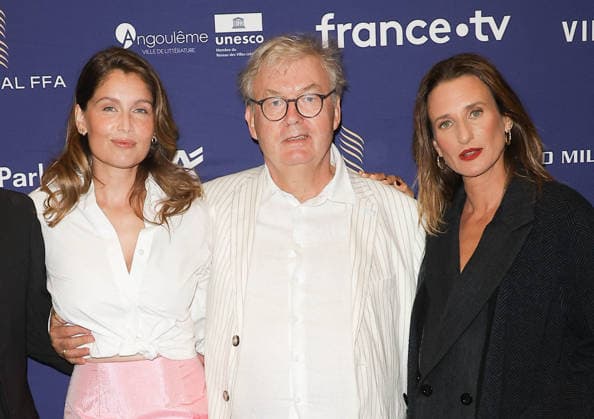Laetitia Casta, Dominique Besnehard, and Camille Cottin at the photocall for the closing ceremony of the 19th edition of the Angoulême Francophone Film Festival, France, August 29, 2026 Coadic Guirec Bestimage Photocall of the closing ceremony at the 19th edition of the Francophone Film Festival in Angoulême, France, on August 29, 2026 Angoulême France  Copyright: xCOADICxGUIRECx xBESTIMAGExCOADICxGUIRECx xBESTIMAGEx