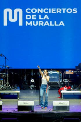 Chenoa live bei den Conciertos de La Muralla im Huerta del Obispo. Alcala de Henares, 28.08.2026