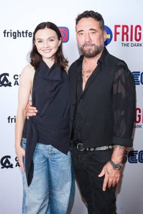 World Premiere Of The Nameless Ballad on Saturday 29 August 2026 Alana Boden, Federico Zampaglione attends the media wall for the World Premiere Of The Nameless Ballad during Tubi Frightfest 2026 on Saturday 29 August 2026 at Odeon Luxe Leicester Square, London. ., Credit:Julie Edwards Avalon  Copyright: xJuliexEdwardsx xAvalonx 1129266243