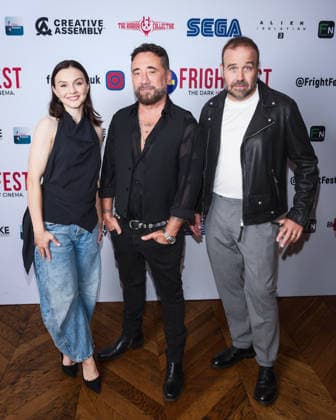 World Premiere Of The Nameless Ballad on Saturday 29 August 2026 Alana Boden, Federico Zampaglione, Michele Protino attends the media wall for the World Premiere Of The Nameless Ballad during Tubi Frightfest 2026 on Saturday 29 August 2026 at Odeon Luxe Leicester Square, London. ., Credit:Julie Edwards Avalon  Copyright: xJuliexEdwardsx xAvalonx 1129266247