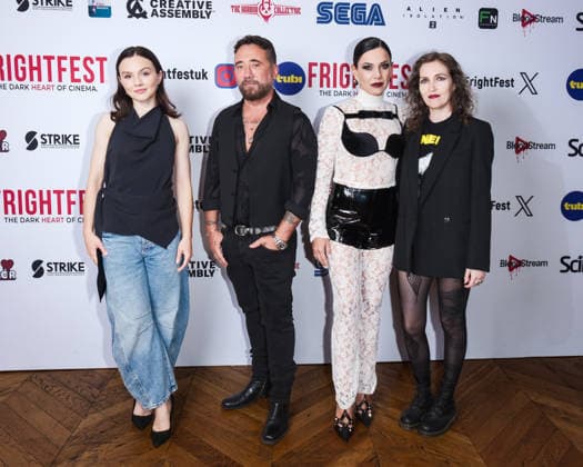 World Premiere Of The Nameless Ballad on Saturday 29 August 2026 Alana Boden, Federico Zampaglione, Giglia Marra, Barbara Baraldi attends the media wall for the World Premiere Of The Nameless Ballad during Tubi Frightfest 2026 on Saturday 29 August 2026 at Odeon Luxe Leicester Square, London. ., Credit:Julie Edwards Avalon  Copyright: xJuliexEdwardsx xAvalonx 1129266276