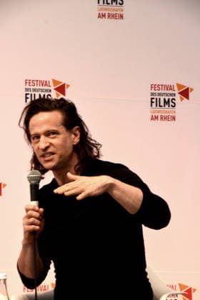 Filmgespraech Adams Acht Karim Sebastian Elias Komponist Ludwigshafen 30..08.2026 am Rheinufer 22.Festival des Deutschen Films 2026 Foto Ludwigshafen