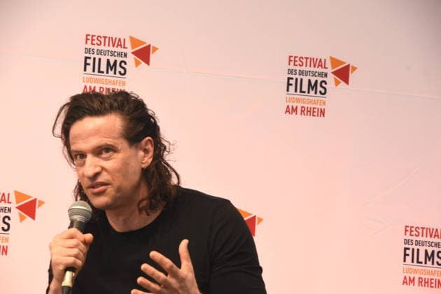 Filmgespraech Adams Acht Karim Sebastian Elias Komponist Ludwigshafen 30..08.2026 am Rheinufer 22.Festival des Deutschen Films 2026 Foto Ludwigshafen