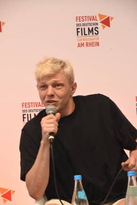 Filmgespraech Adams Acht Leonard Kunz Schauspieler Ludwigshafen 30..08.2026 am Rheinufer 22.Festival des Deutschen Films 2026 Foto Ludwigshafen