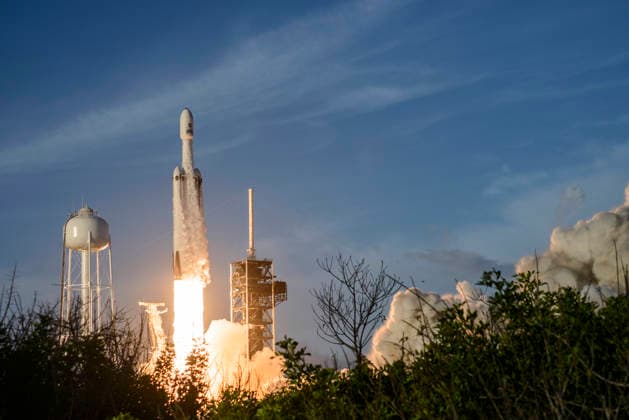 August 30, 2026, Merritt Island, Florida, USA: A SpaceX Falcon Heavy rocket launches from Launch Complex 39A at NASAÃ¢â‚¬â ¢s Kennedy Space Center in Florida, carrying the Nancy Grace Roman Space Telescope for NASA on Aug. 30, 2026, at 7:26 a.m. EDT. Merritt Island USA - ZUMAb268 20260830_znp_b268_001 Copyright: xJenniferxBriggsx
