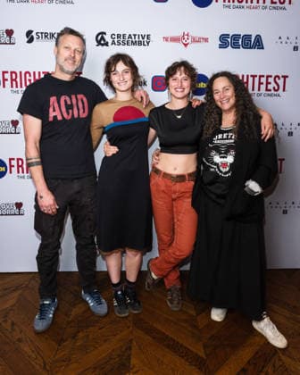International Premiere Of The Glorious Dead on Sunday 30 August 2026 John Adams, Zelda Adams, Lulu Adams, Toby Poser attends the media wall for the International Premiere Of The Glorious Dead during Tubi Frightfest 2026 on Sunday 30 August 2026 at Odeon Luxe Leicester Square, London. ., Credit:Julie Edwards Avalon  Copyright: xJuliexEdwardsx xAvalonx 1129348134