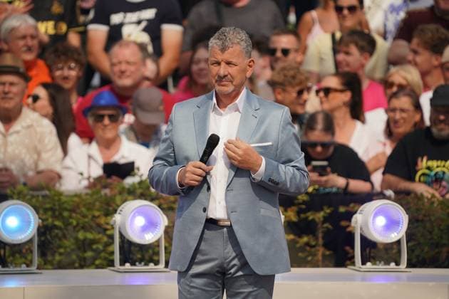 ZDF-Fernsehgarten 2026. Semino Rossi im ZDF Fernsehgarten mit dem Motto Schlagerparty am 30.08.2026 in Mainz. Mainz ZDF Fernsehgarten Rheinland-Pfalz