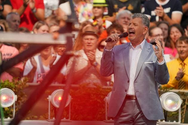 ZDF-Fernsehgarten 2026. Semino Rossi im ZDF Fernsehgarten mit dem Motto Schlagerparty am 30.08.2026 in Mainz. Mainz ZDF Fernsehgarten Rheinland-Pfalz