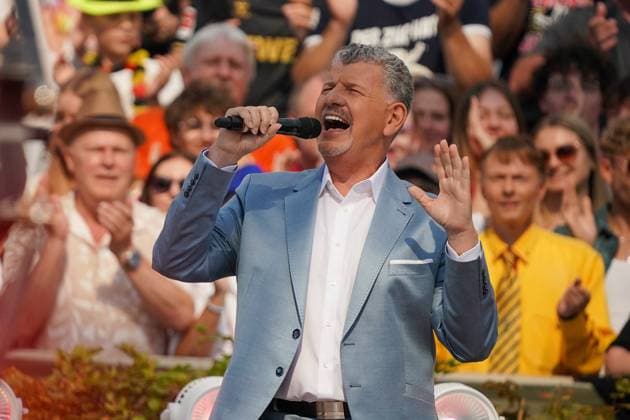 ZDF-Fernsehgarten 2026. Semino Rossi im ZDF Fernsehgarten mit dem Motto Schlagerparty am 30.08.2026 in Mainz. Mainz ZDF Fernsehgarten Rheinland-Pfalz
