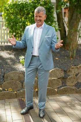 ZDF-Fernsehgarten 2026. Semino Rossi im ZDF Fernsehgarten mit dem Motto Schlagerparty am 30.08.2026 in Mainz. Mainz ZDF Fernsehgarten Rheinland-Pfalz