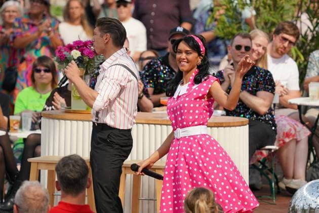 ZDF-Fernsehgarten 2026. Vanessa Neigert & Giovanni Weisheit im ZDF Fernsehgarten mit dem Motto Schlagerparty am 30.08.2026 in Mainz. Mainz ZDF Fernsehgarten Rheinland-Pfalz