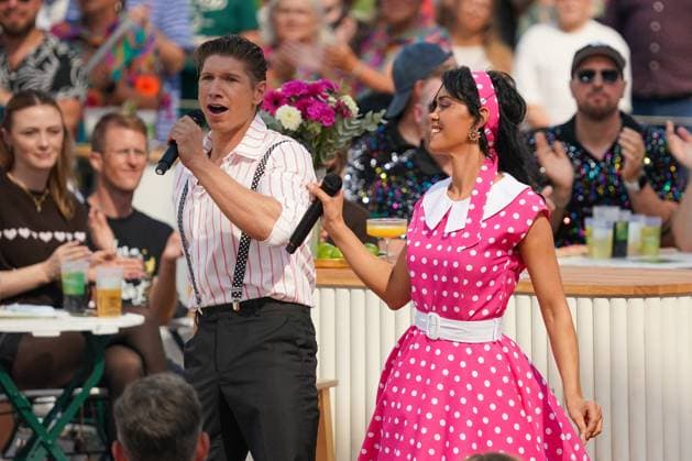 ZDF-Fernsehgarten 2026. Vanessa Neigert & Giovanni Weisheit im ZDF Fernsehgarten mit dem Motto Schlagerparty am 30.08.2026 in Mainz. Mainz ZDF Fernsehgarten Rheinland-Pfalz