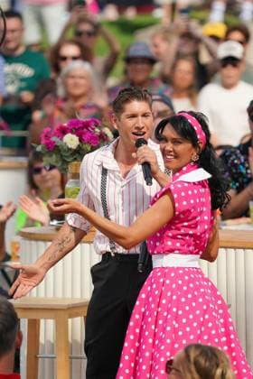 ZDF-Fernsehgarten 2026. Vanessa Neigert & Giovanni Weisheit im ZDF Fernsehgarten mit dem Motto Schlagerparty am 30.08.2026 in Mainz. Mainz ZDF Fernsehgarten Rheinland-Pfalz